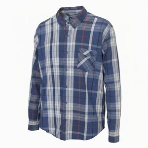 Levi's Signature Blue and Red Casual Button Down Shirt, Size XL NWOT